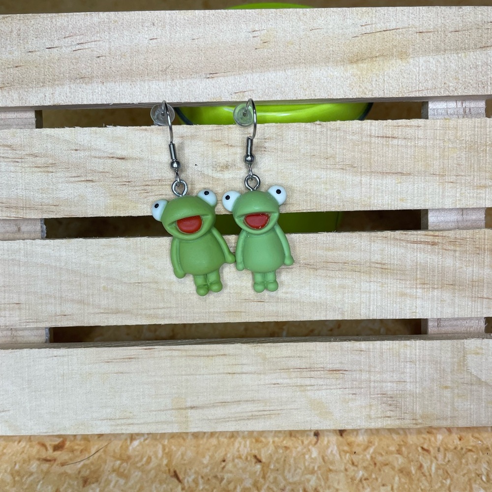 Kermit Earrings
